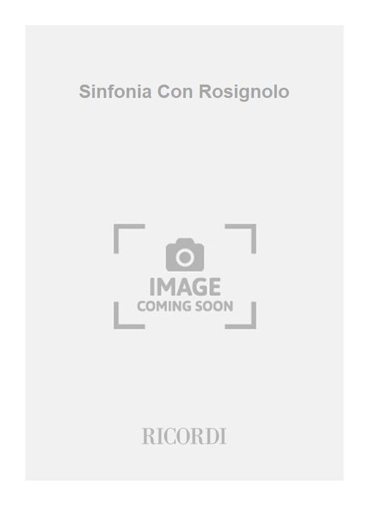 Sinfonia Con Rosignolo